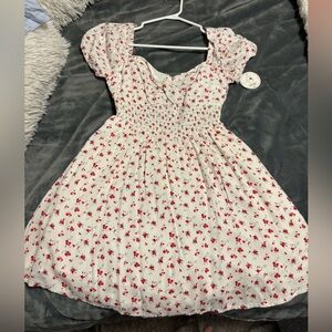 Hollister floral mini dress